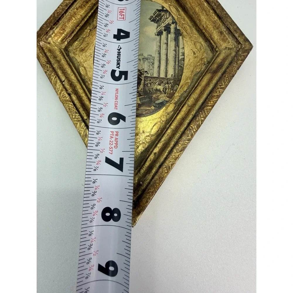 Florentine Triangle Wall Plaque Hilair Reading Panini Roman Ruins Florence Italy